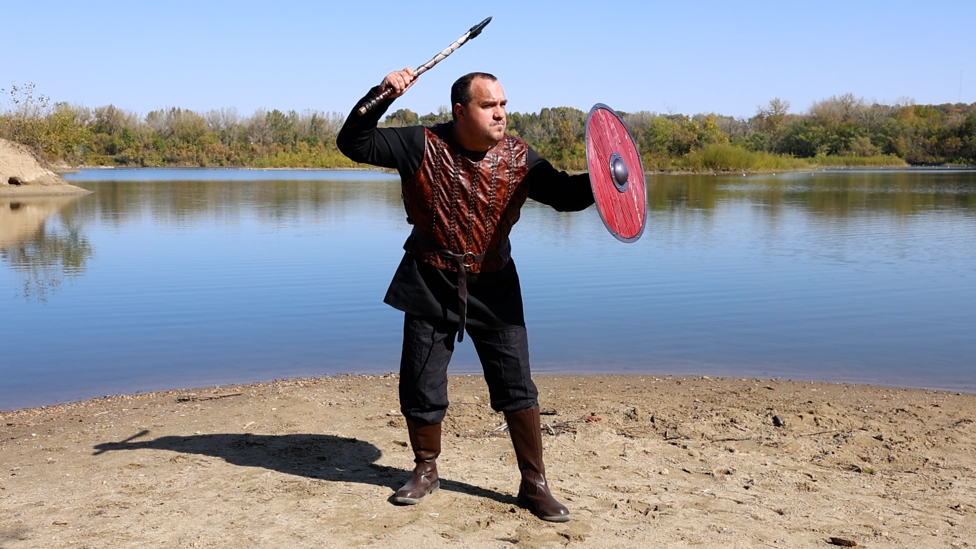 FUN6733PL Vikings Ragnar Lothbrok Plus Size Men's Costume